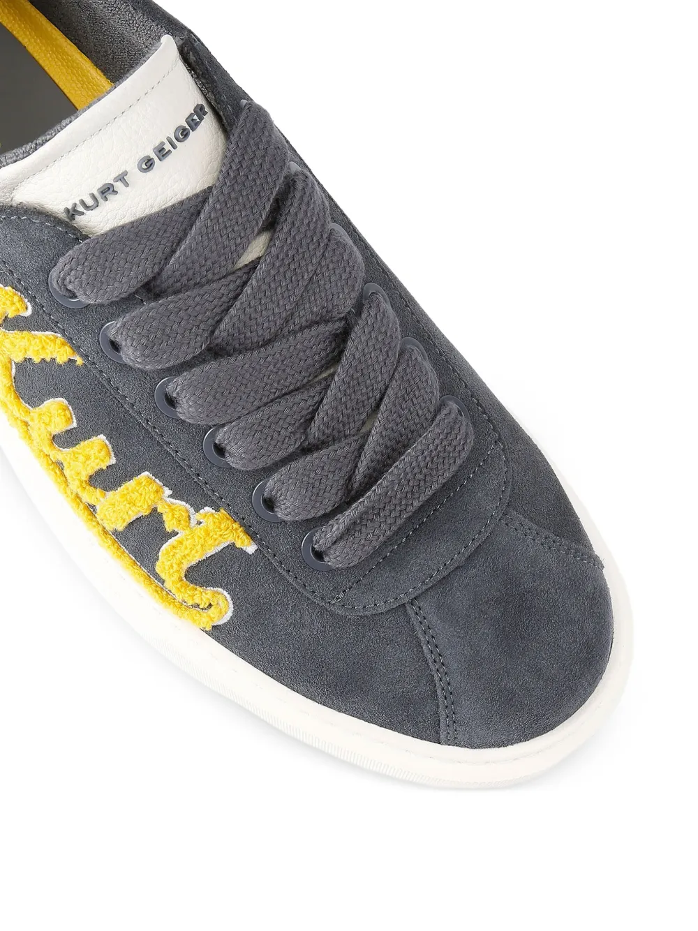 Kurt Geiger London Albion Retro geknoopte sneakers Grijs