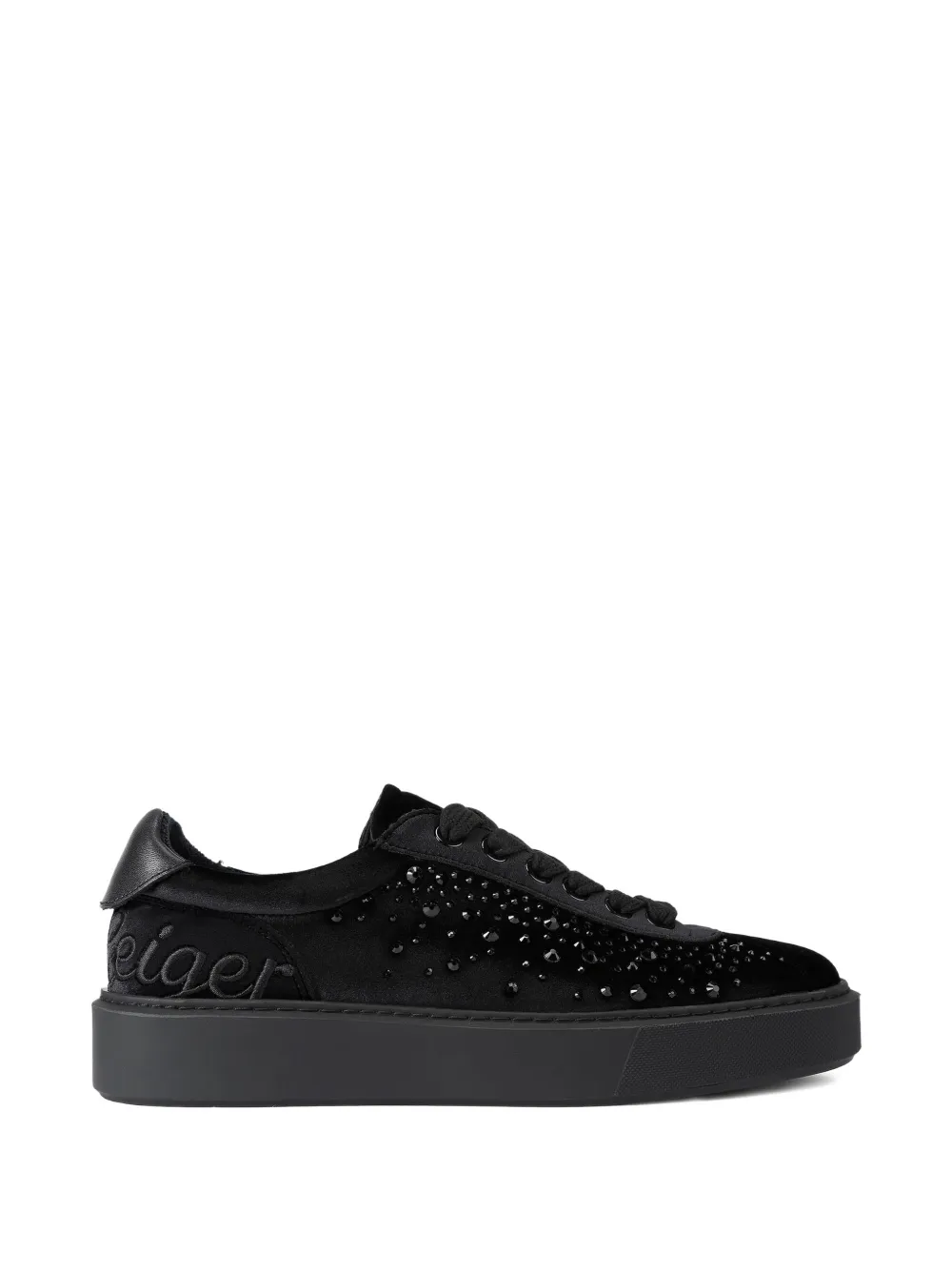 Kurt Geiger London Sneakers Albion Retro con cristalli - Nero