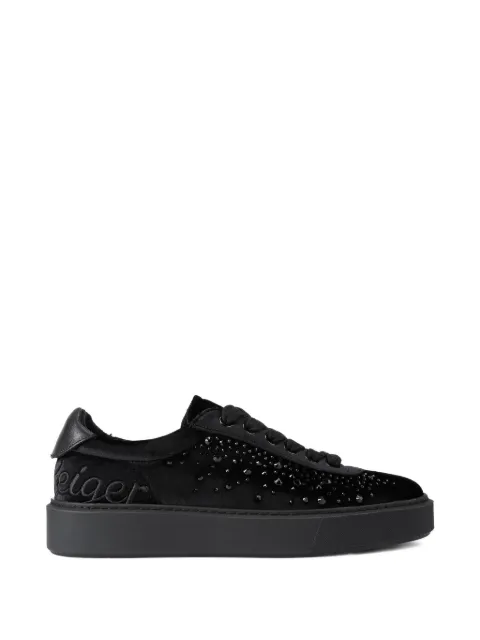Kurt Geiger London crystal-embellished albion retro sneakers