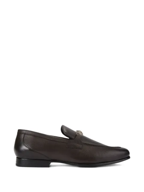 Kurt Geiger London grained horsebit loafers