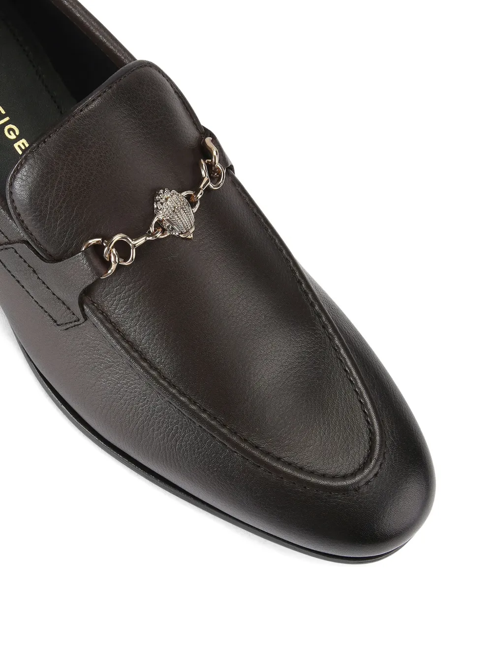 Kurt Geiger London Horsebit bewerkte loafers Bruin