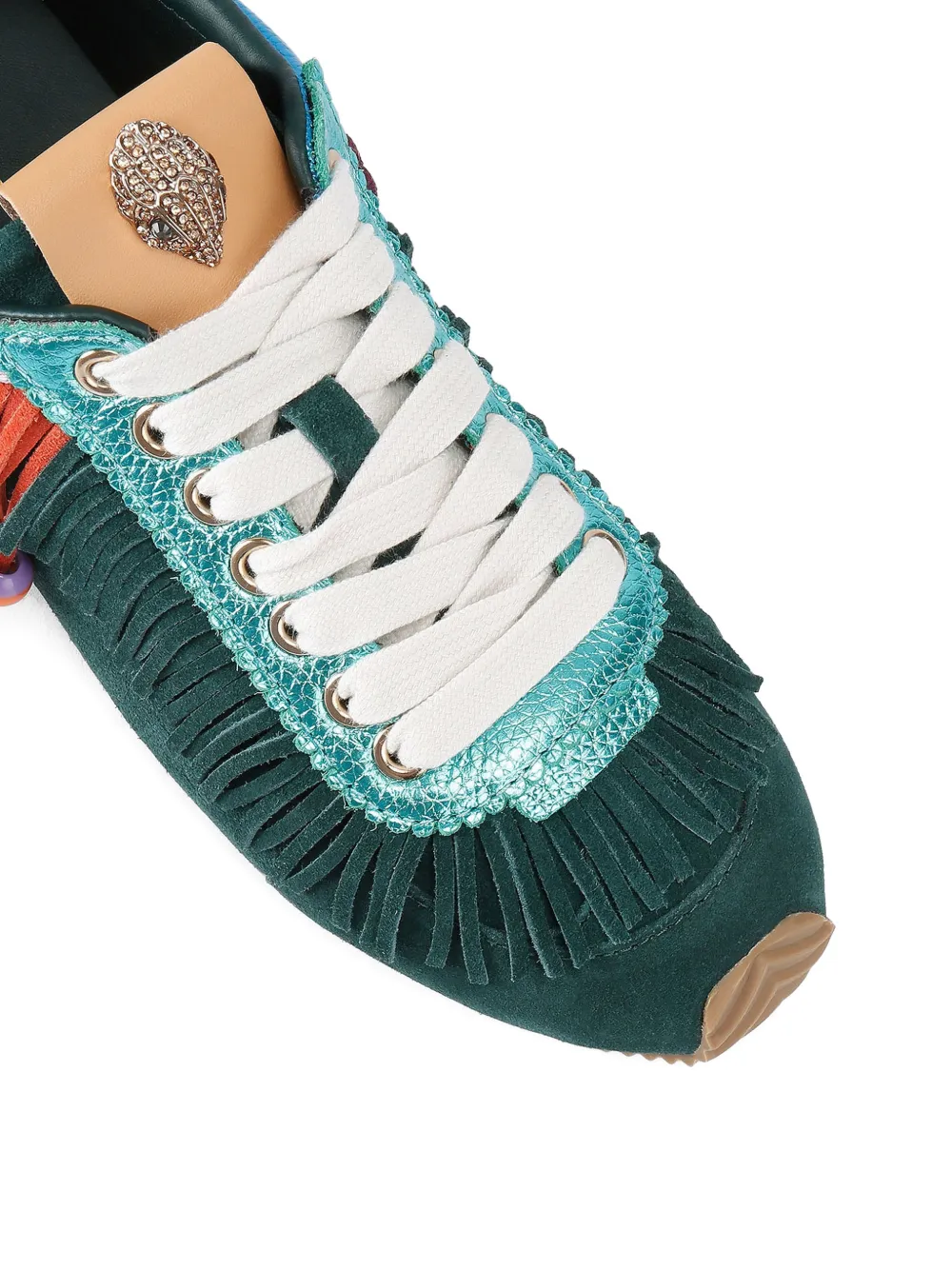 Kurt Geiger London Sneakers met kwastje en kralen Groen