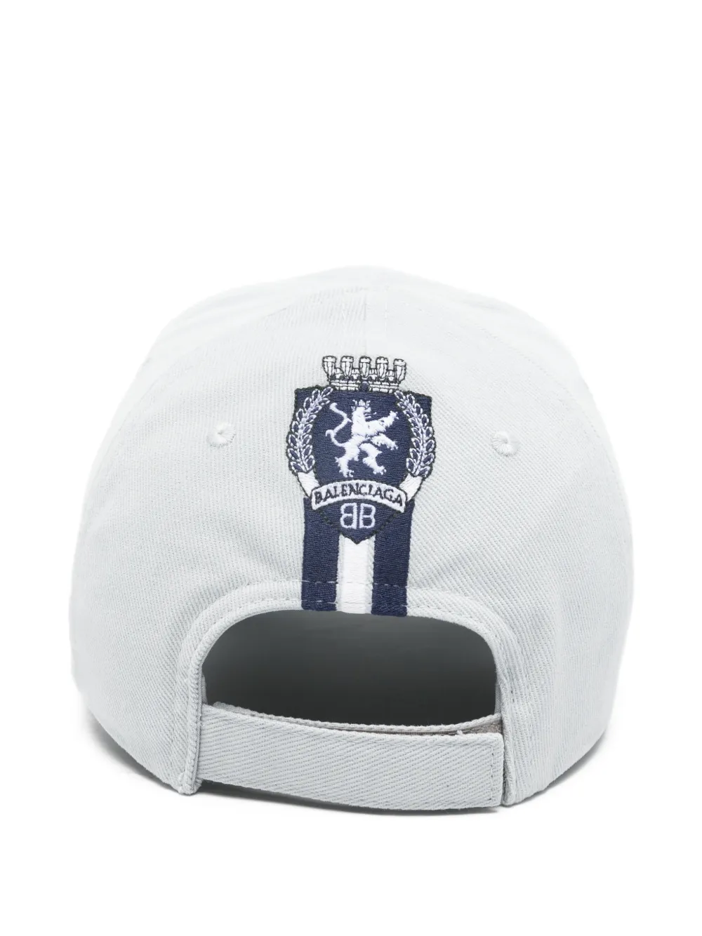 Balenciaga Honkbalpet met borduurwerk - Blauw