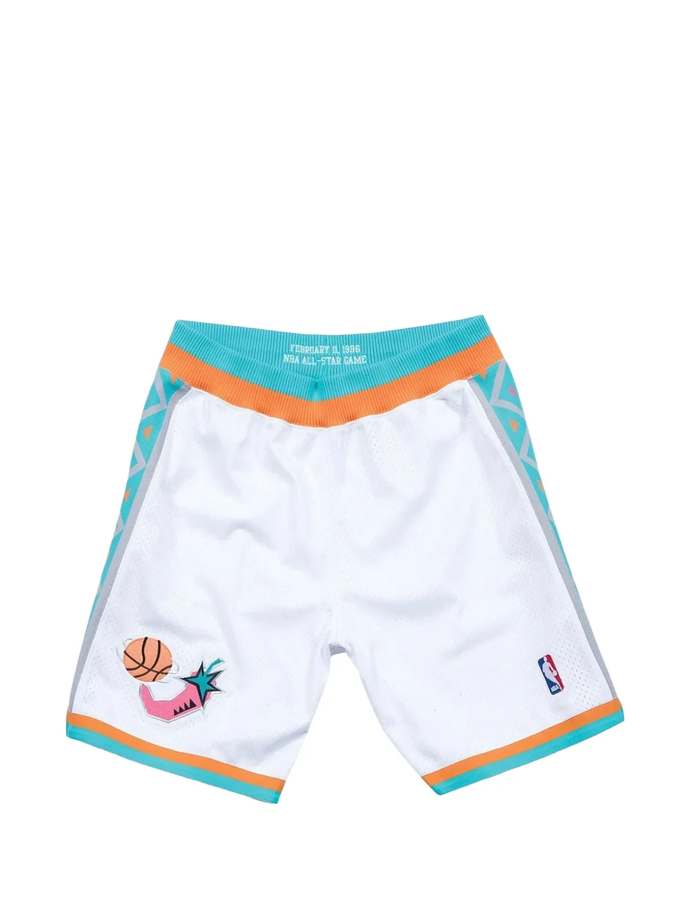 Mitchell & Ness x NBA Shorts sportivi 1996 West All-Star - Bianco