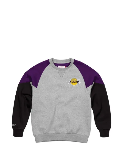 Mitchell & Ness NBA "Los Angeles Lakers" crew colourblock sweatshirt