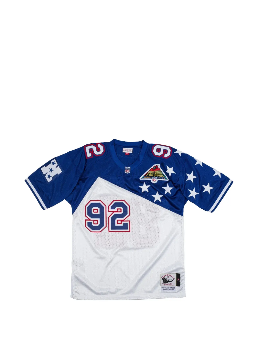 Mitchell & Ness T-shirt NFC Reggie White 1994 Pro Bowl - Bianco
