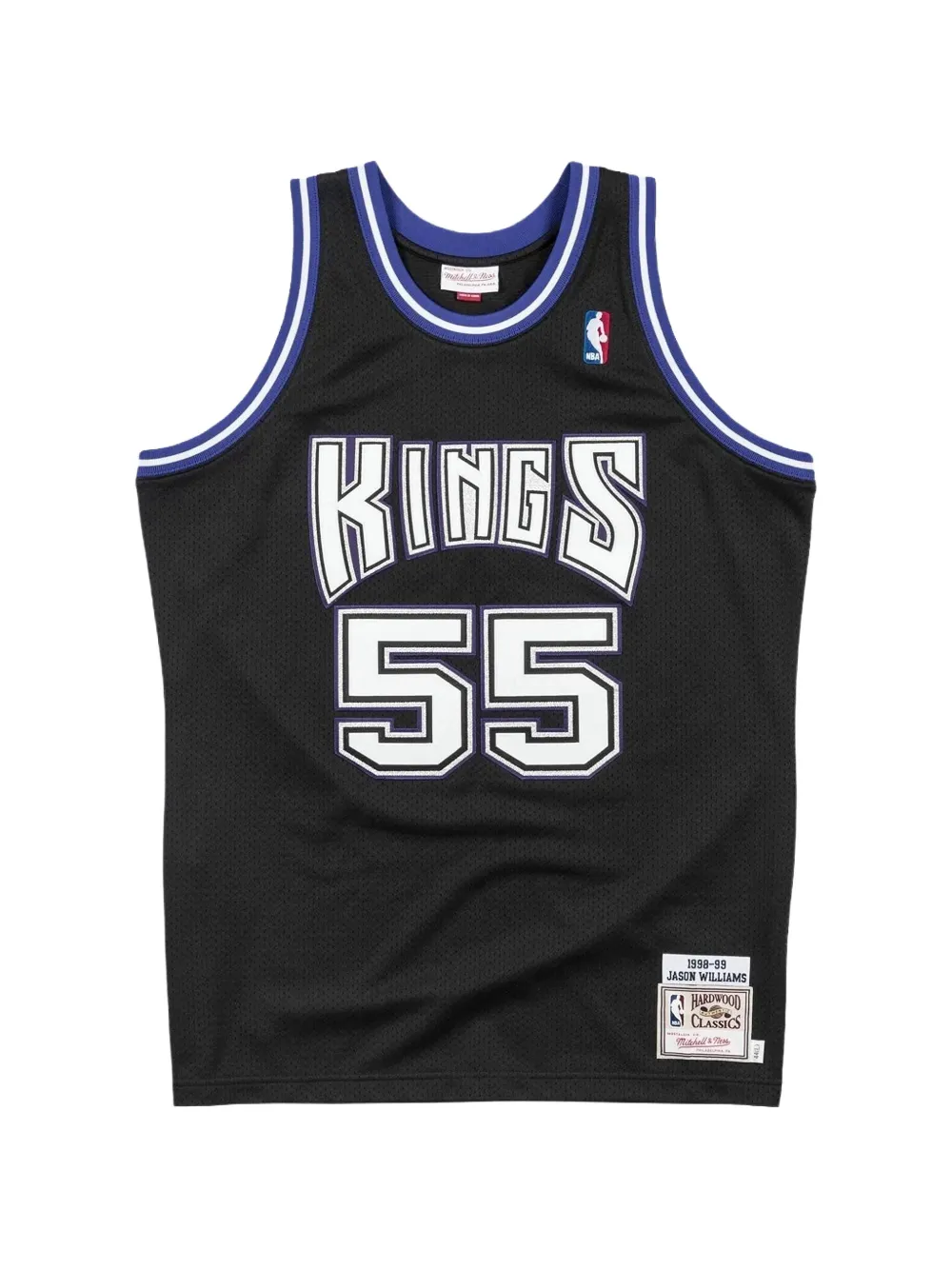 Mitchell & Ness x NBA T-shirt 1998 Sacramento Kings Jason Williams - Nero
