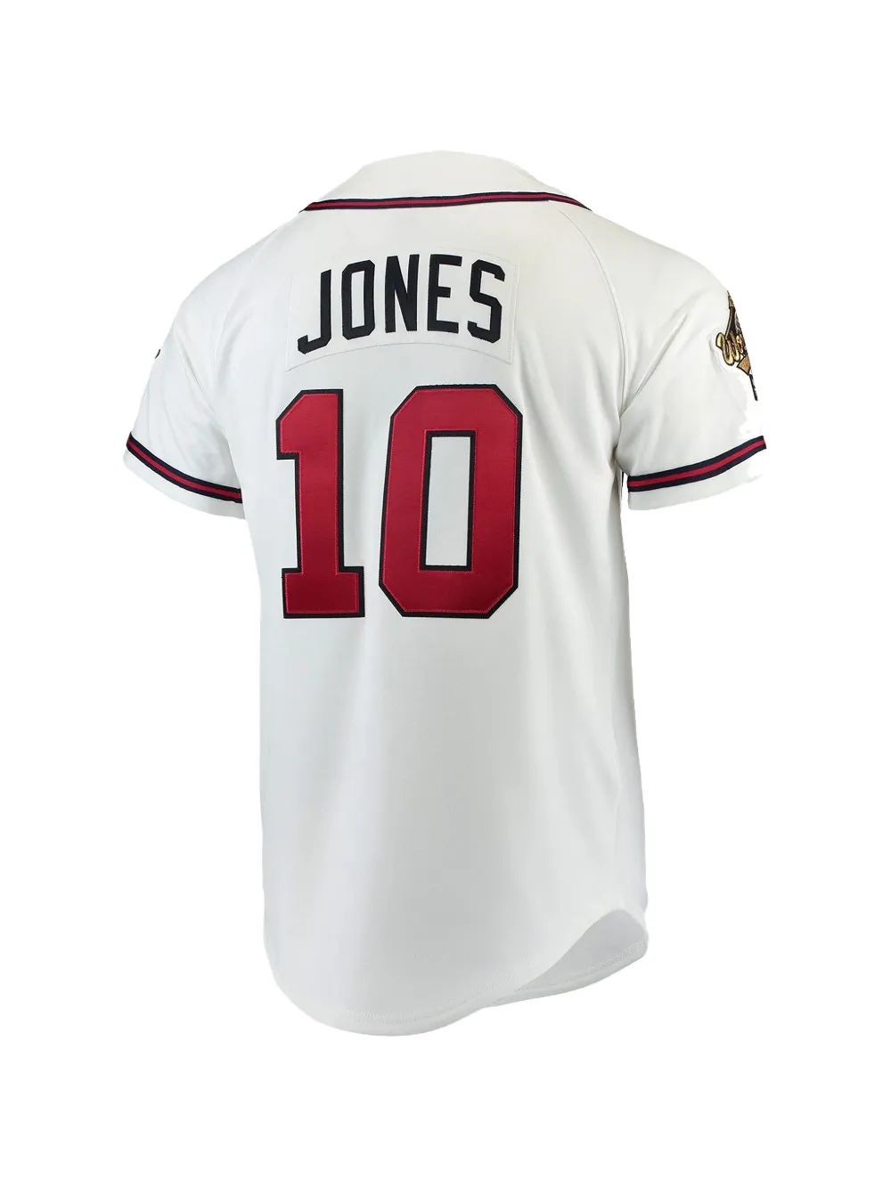 Mitchell & Ness Chipper Jones Home T-shirt Wit