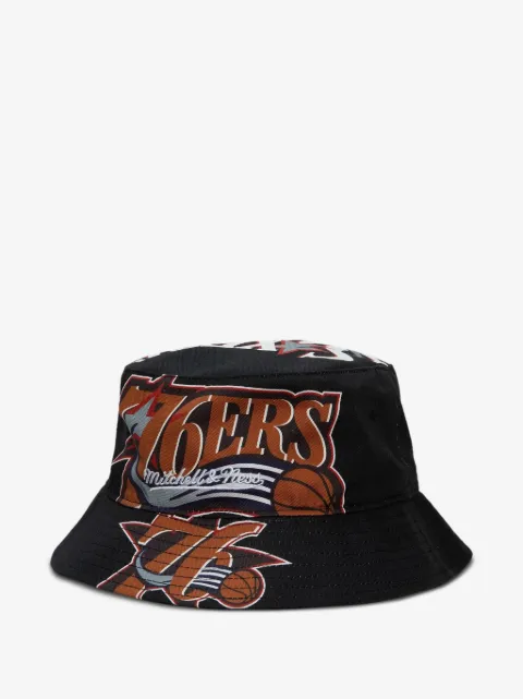 Mitchell & Ness Philadelphia 76ers Hardwood Classics Cut Up bucket hat
