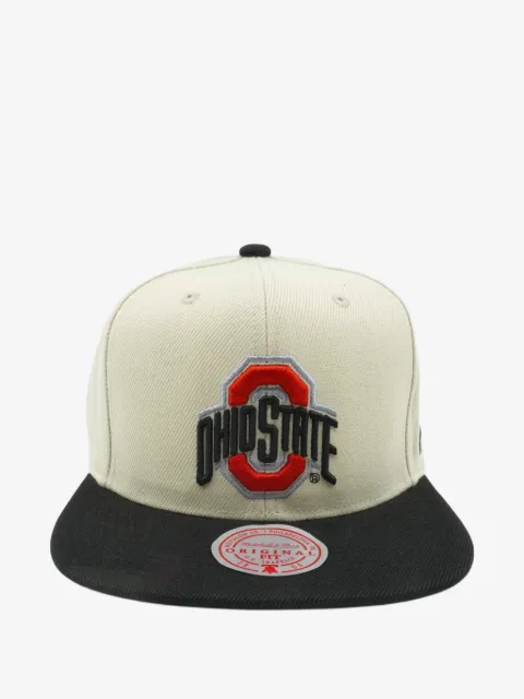 Mitchell & Ness  NCAA Ohio State Buckeyes embroidered jockey snapback cap