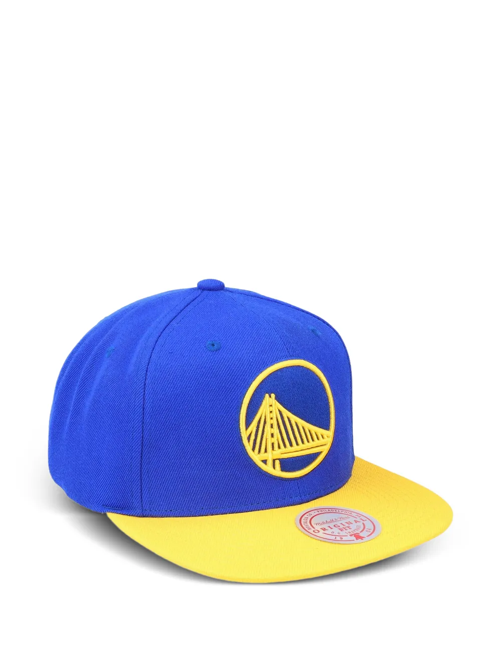 Mitchell & Ness Cappello da baseball NBA Golden State Warriors con ricamo - Blu