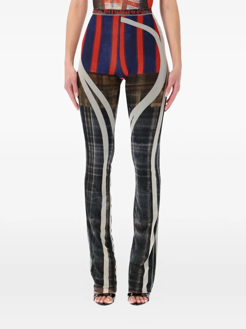 Ottolinger printed leggings - Grigio