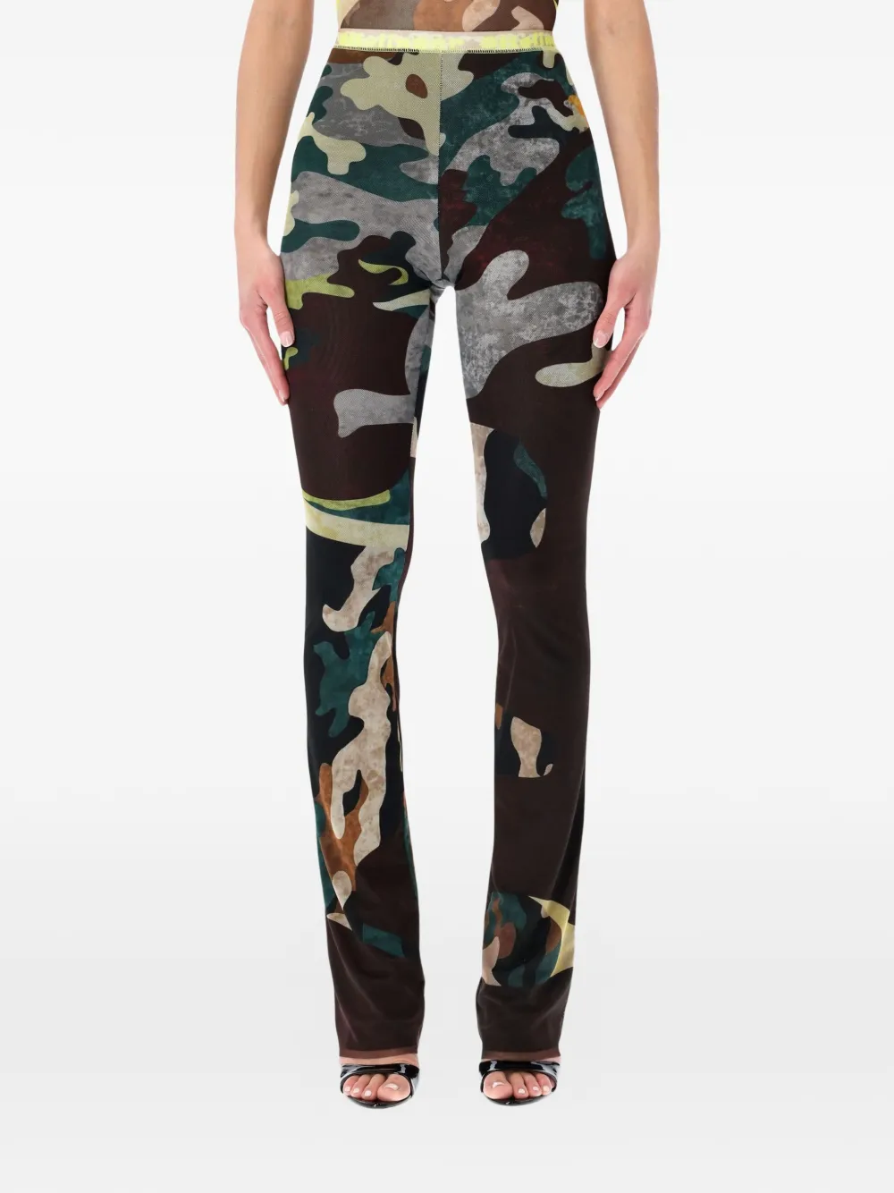 Ottolinger camouflage leggings - Marrone