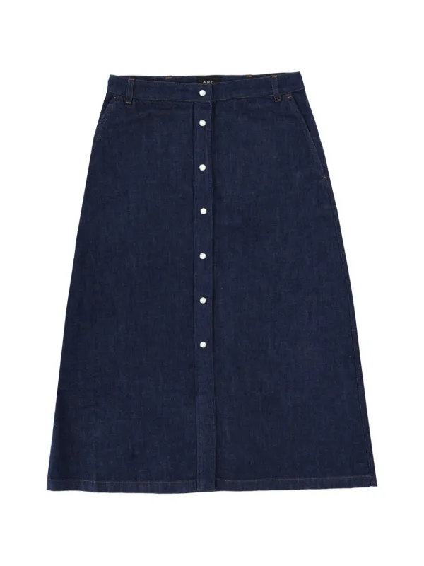 A.P.C. デニム スカート A.P.C. デニムスカート | ブルー | FARFETCH JP