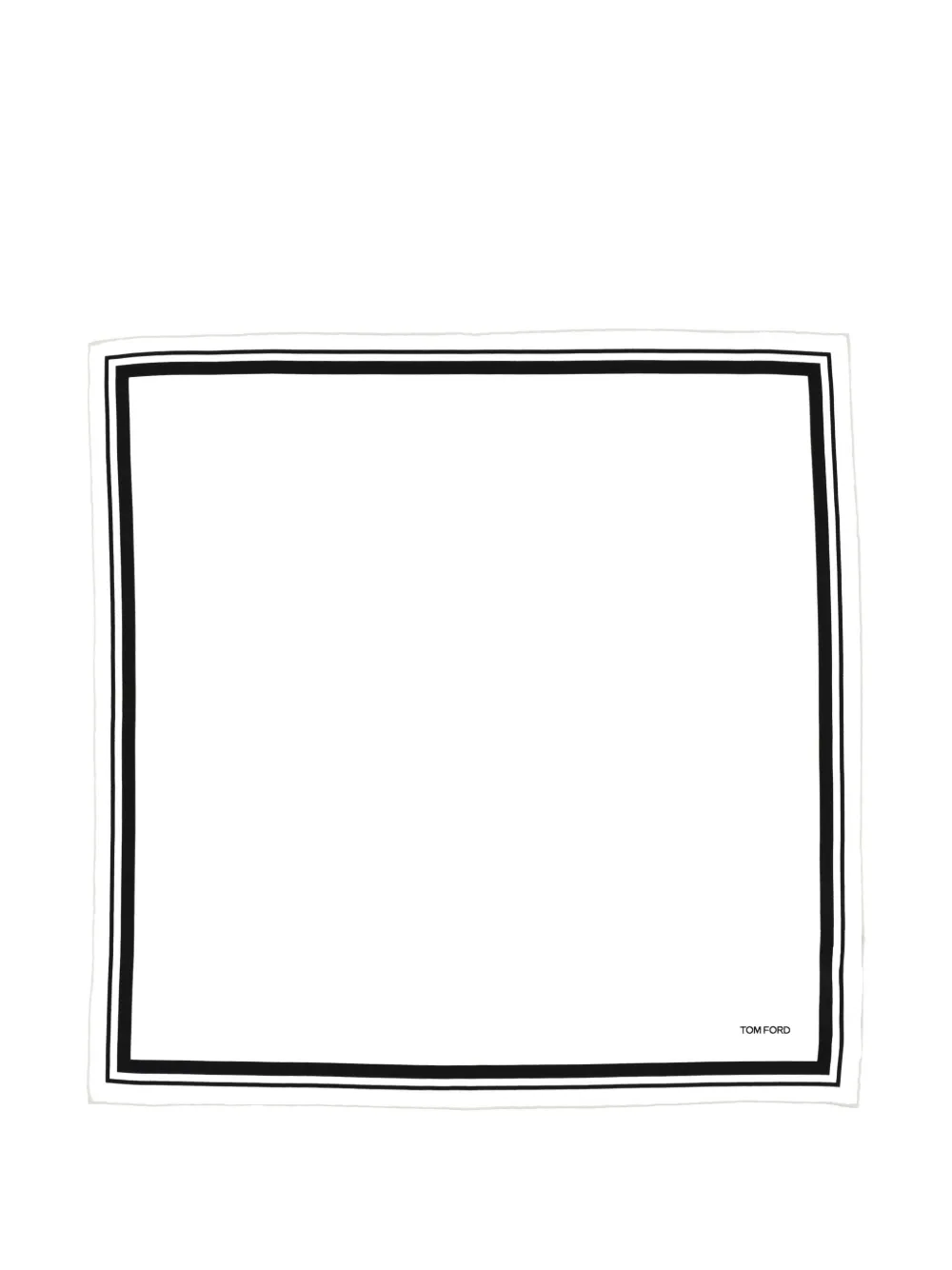 TOM FORD silk scarf - Bianco