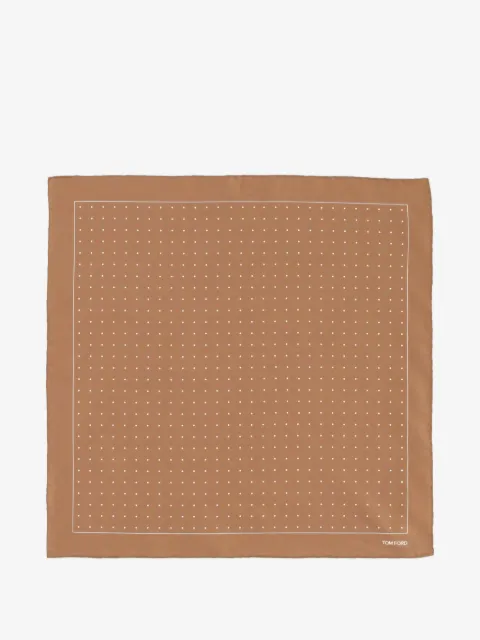 TOM FORD Schal mit Polka Dots