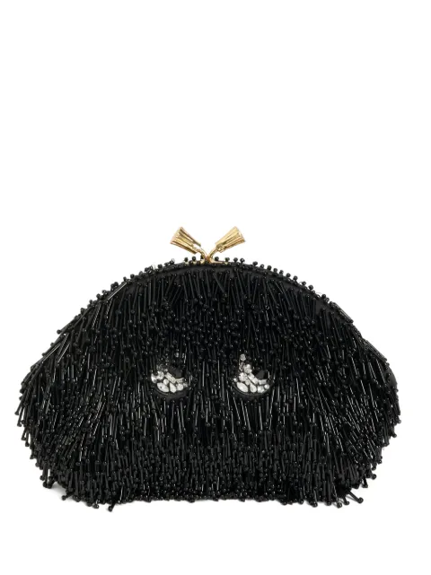 Anya Hindmarch beaded-embellished clutch bag