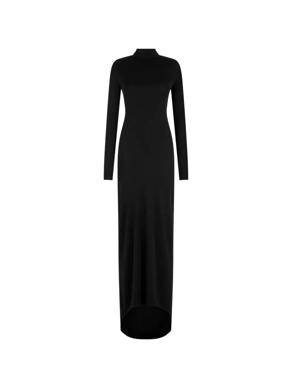 TOM FORD long-sleeves high-neck maxi dress - Nero