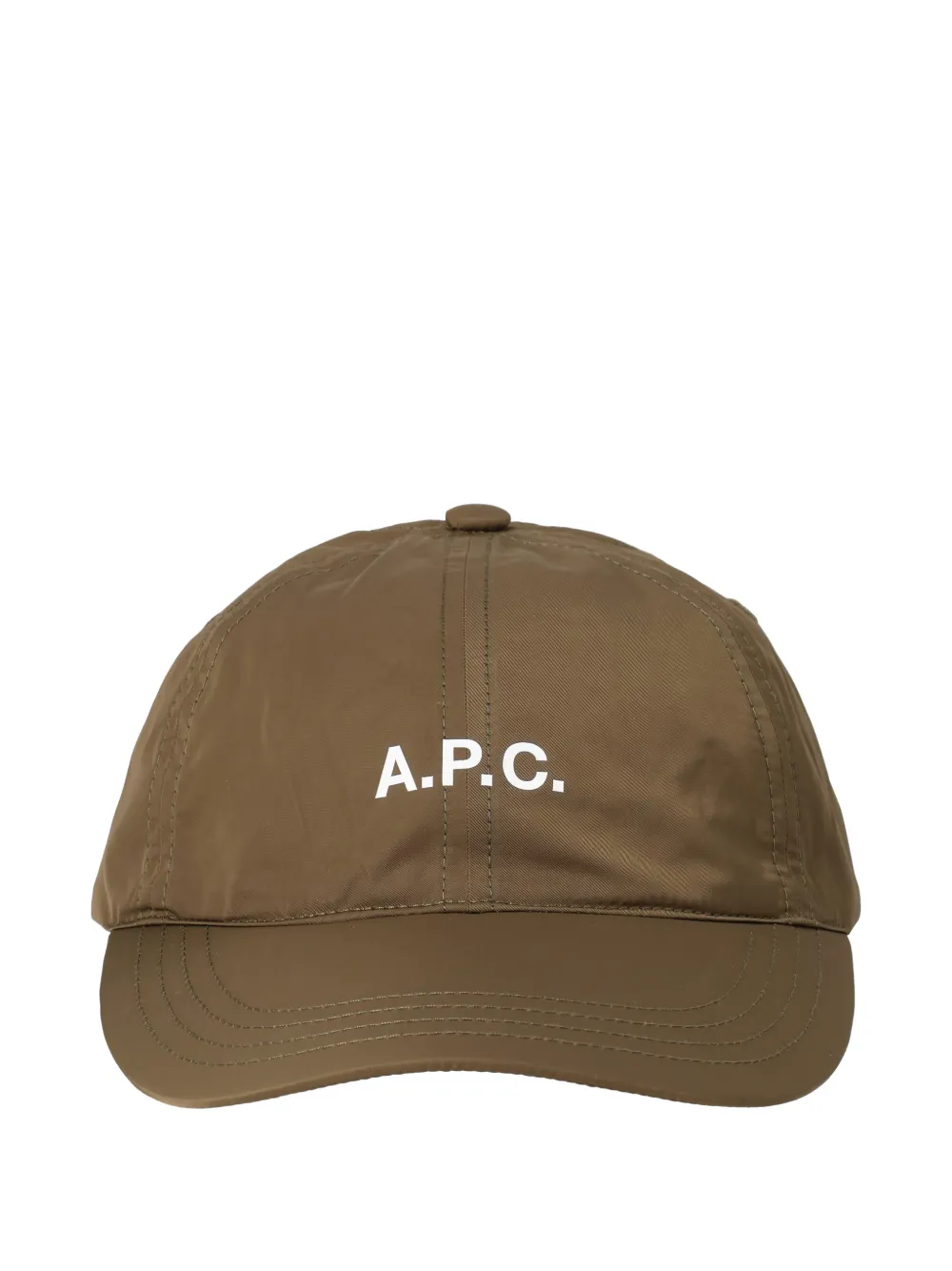 A.P.C. logo baseball hat - Marrone