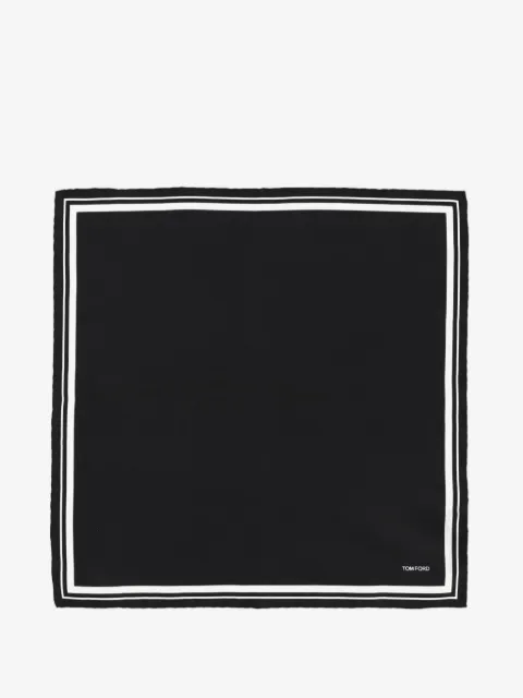 TOM FORD striped-border scarf