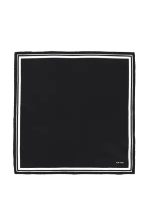 イタリア製 TOM FORD ドット柄 フリンジ シルクストール トムフォード イタリア製 TOM FORD ドット柄 フリンジ シルクストール トムフォード