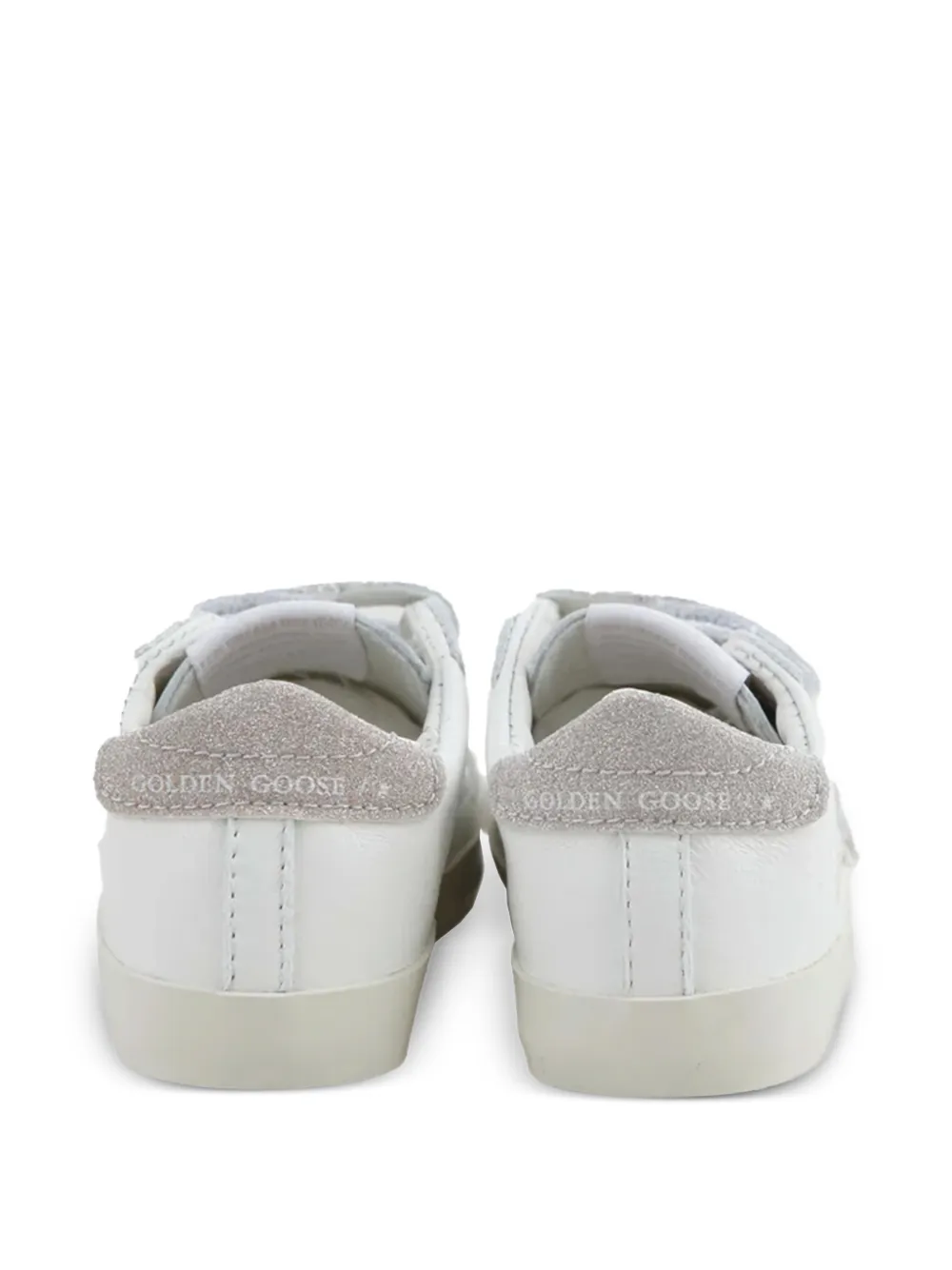 Golden Goose Kids star-appliqué strap sneakers Wit