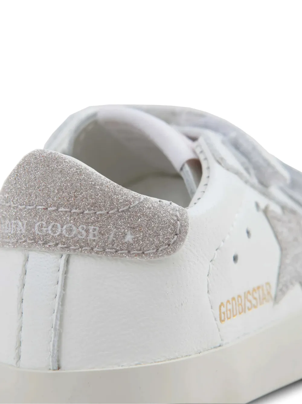Golden Goose Kids star-appliqué strap sneakers Wit