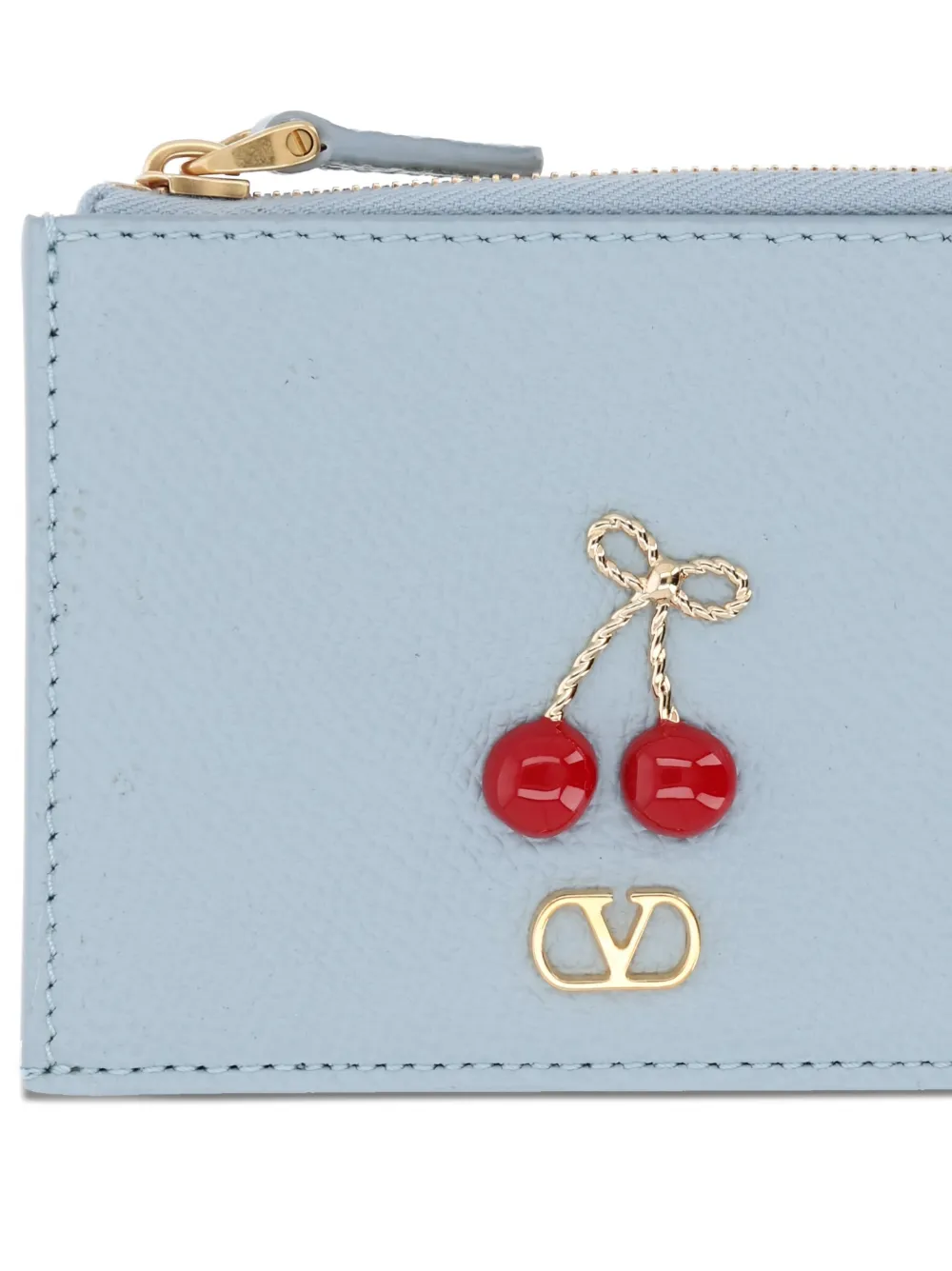 Valentino Garavani チェリー カードケース | ブルー | FARFETCH JP
