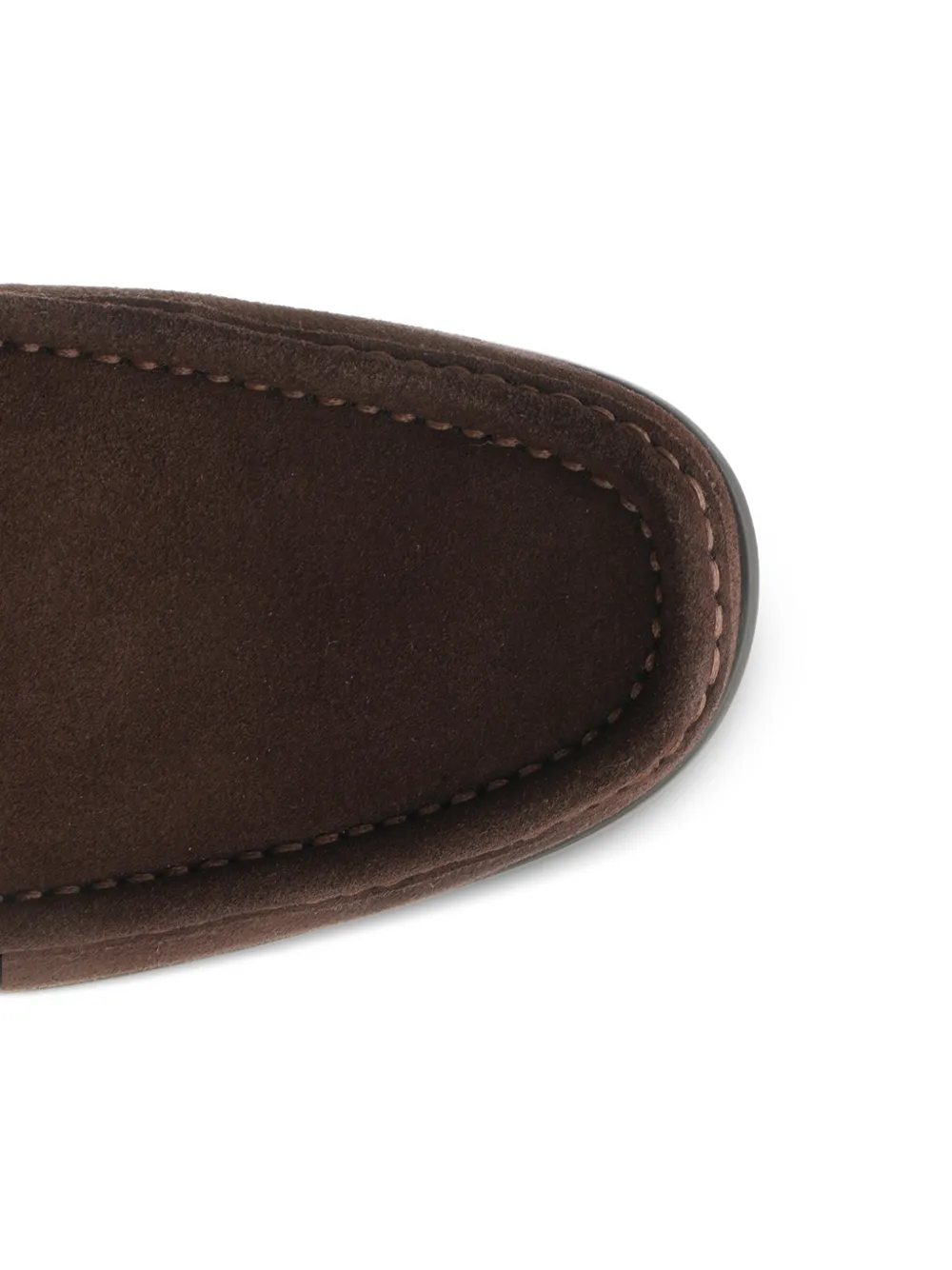 Ferragamo Slip-on schoenen met detail Bruin