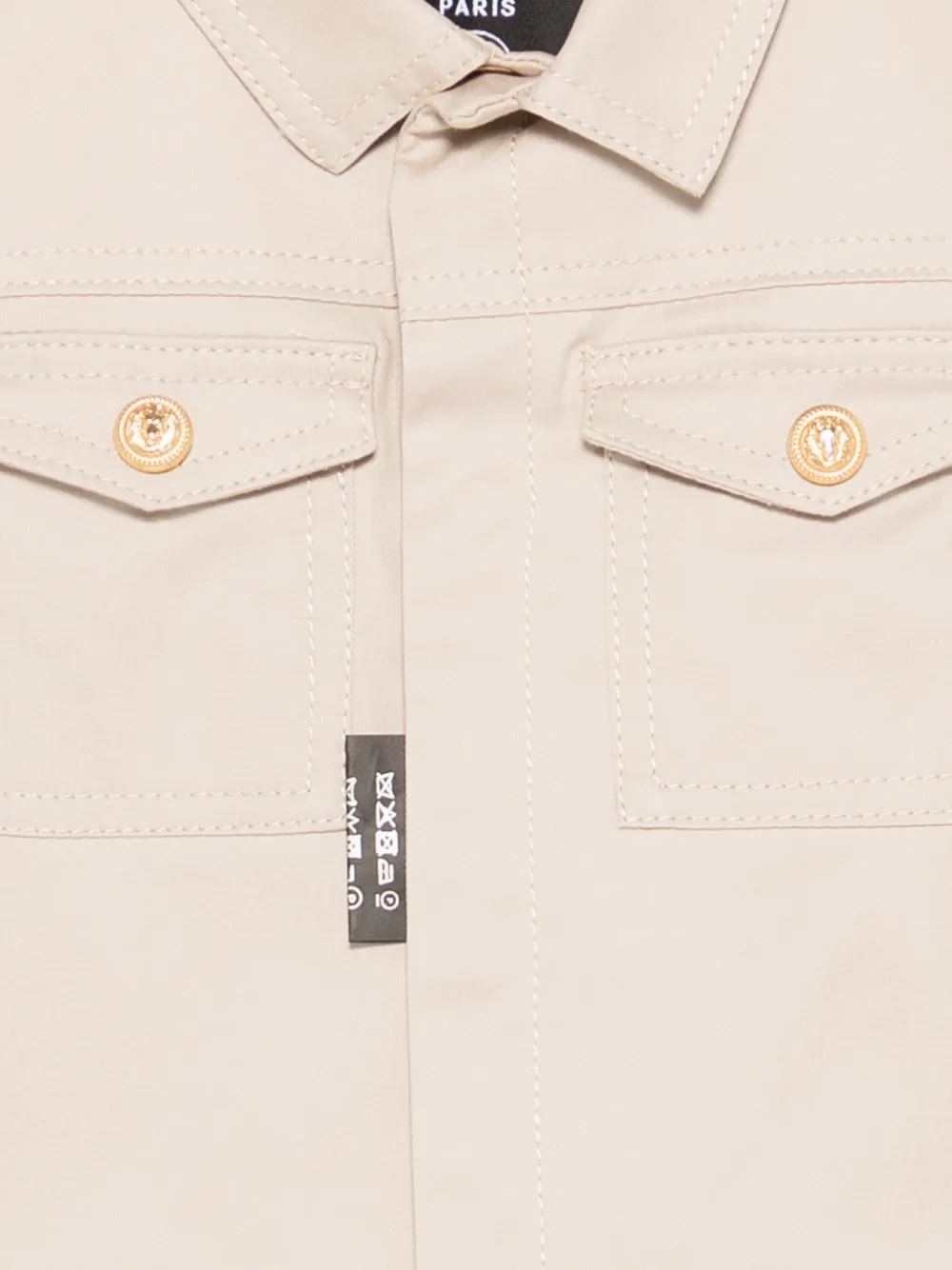 Balmain Kids Flap-pocket Jacket - Neutrals 