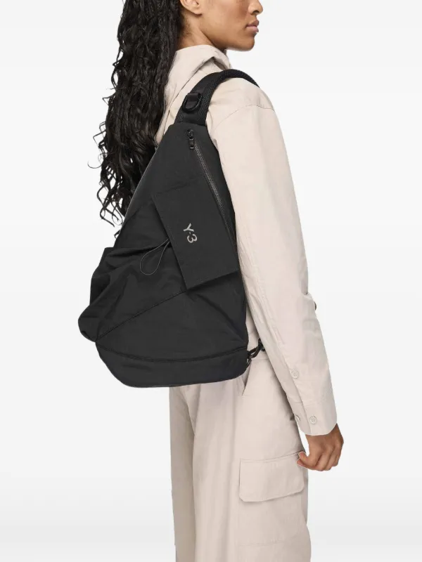 Y-3 zip-fastening Shoulder Bag | Black | FARFETCH