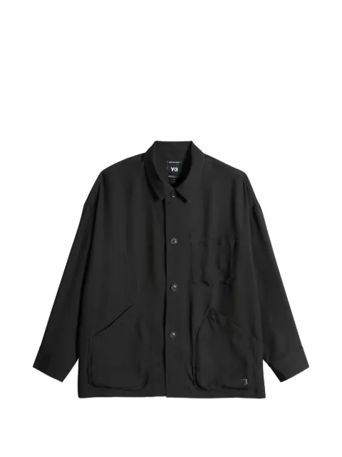 Y-3 camisa con bolsillos y botones