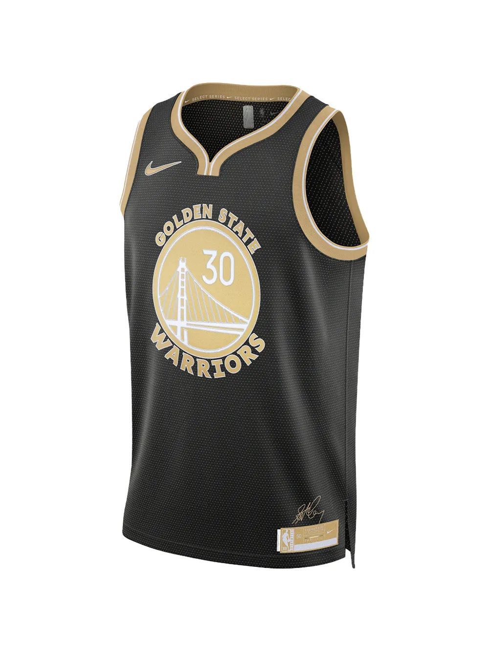 Nike Canotta NBA Golden State Warriors Swingman - Nero
