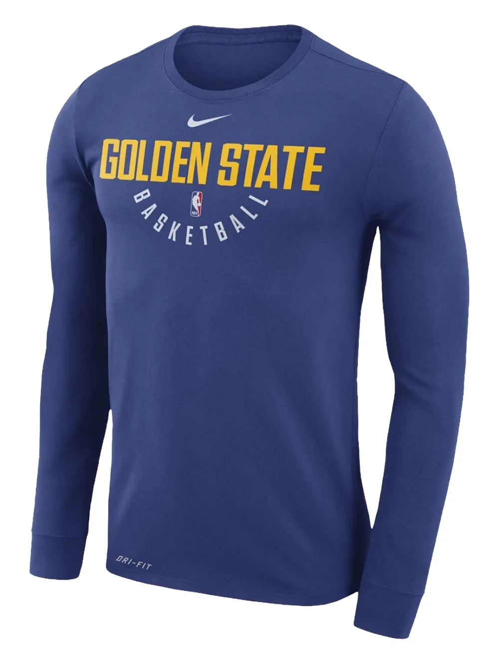 Nike x NBA T-shirt Golden State Warriors a maniche lunghe - Blu