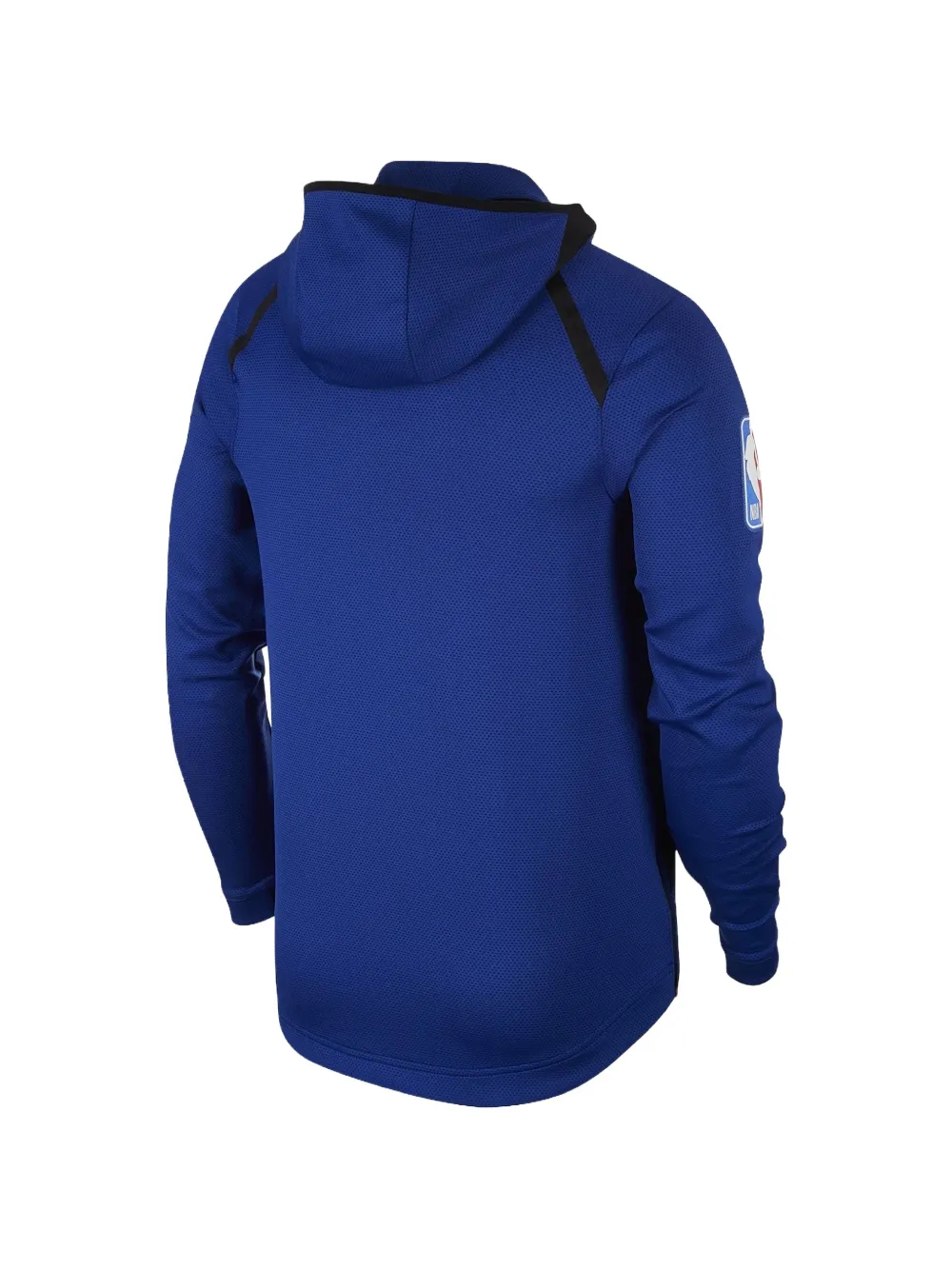 Nike NBA GS Warriors logo-print hoodie Blauw