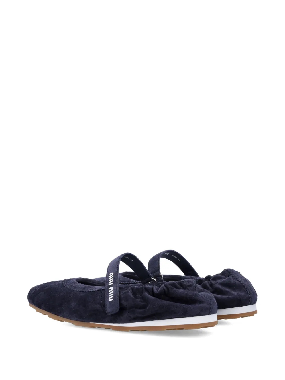 Miu Ballerina's met bandje Blauw