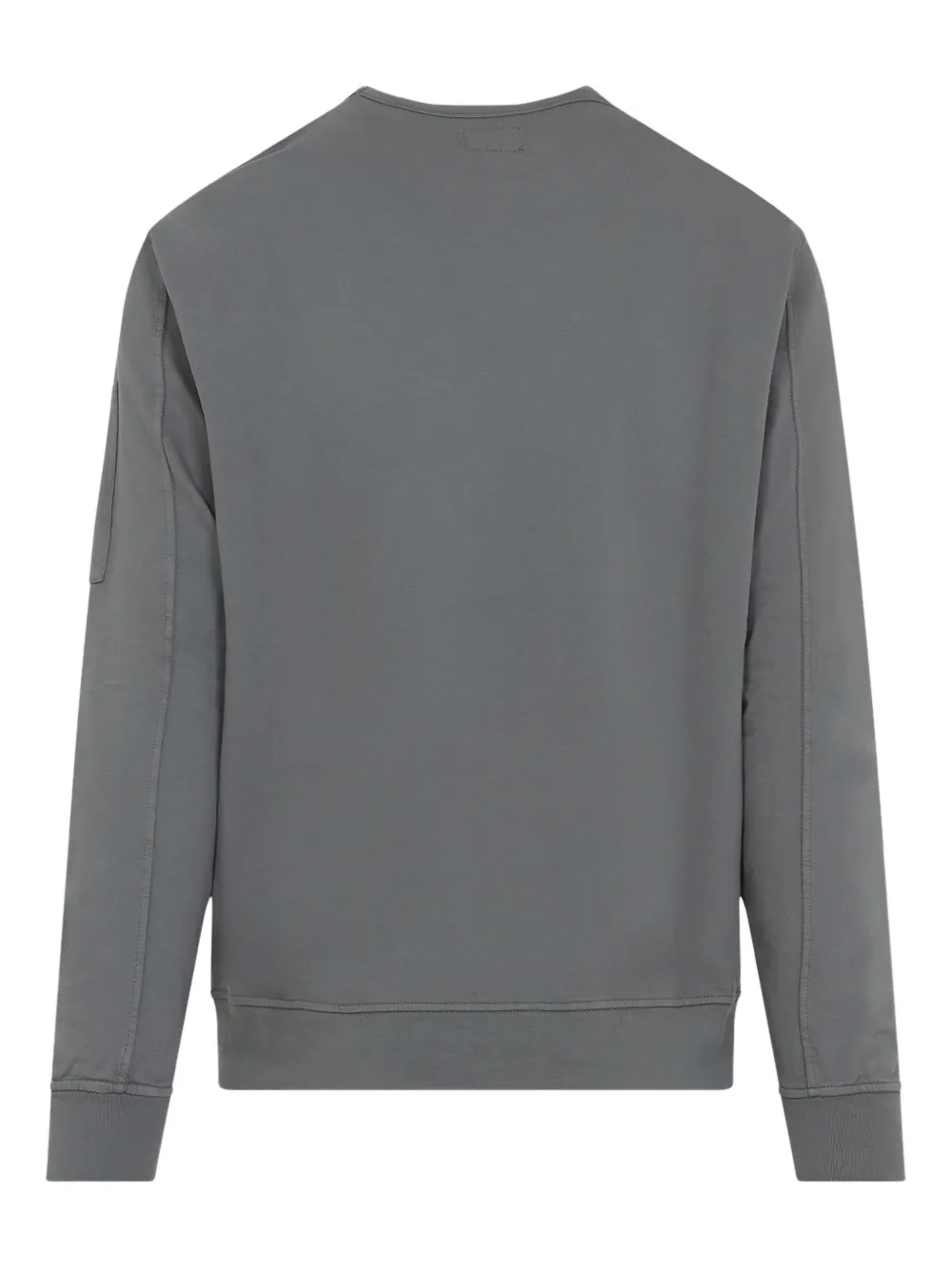 C.P. Company Sweater met patch op de mouw - Grijs