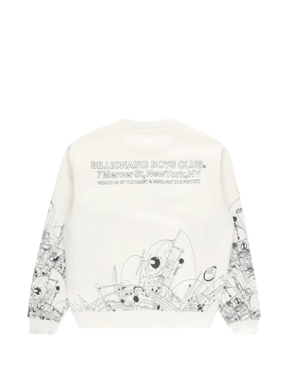 Billionaire Boys Club BB Efigy graphic sweatshirt - Beige