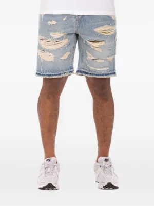 PURPLE デニムショートパンツ Purple Brand デニムショートパンツ | ブルー | FARFETCH JP