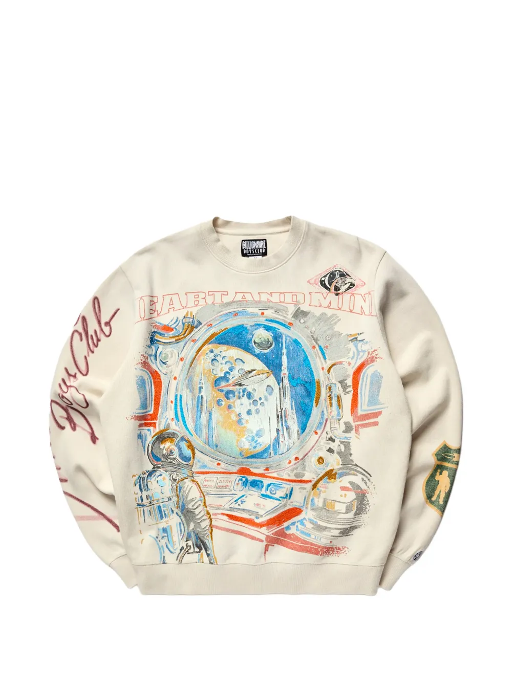 Billionaire Boys Club BB Explore long-sleeve sweatshirt - Nude