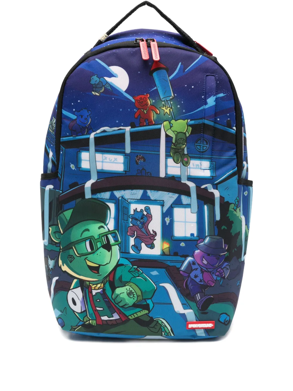 sprayground kid graphic-print backpack - Blu