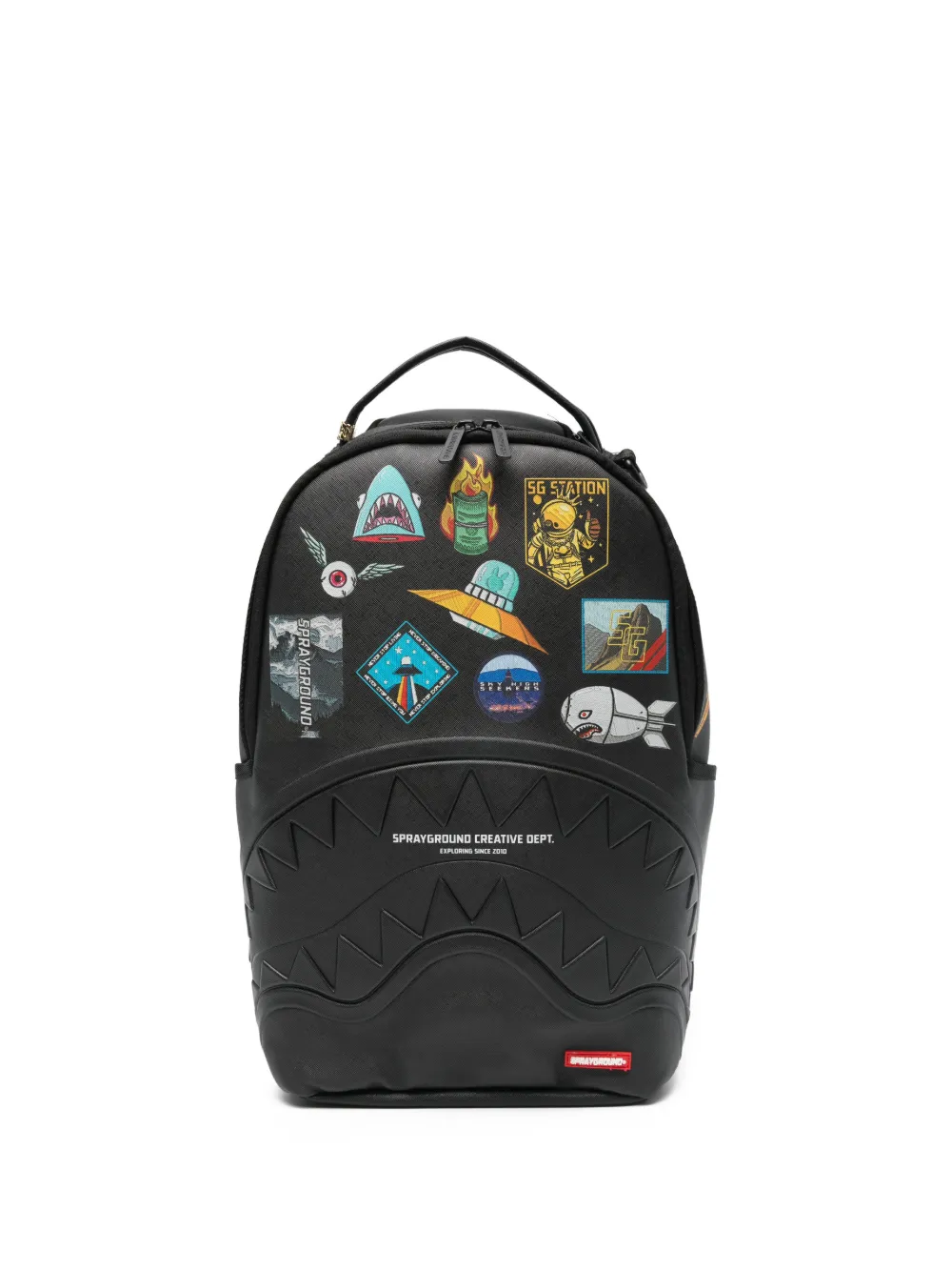 sprayground kid graphic-print backpack - Nero