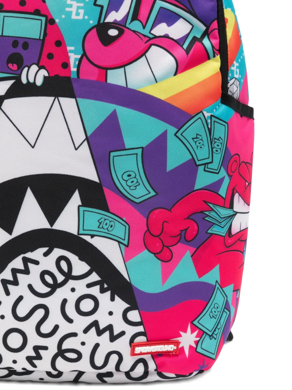  Sprayground Kid Graphic-print Backpack - Blue 