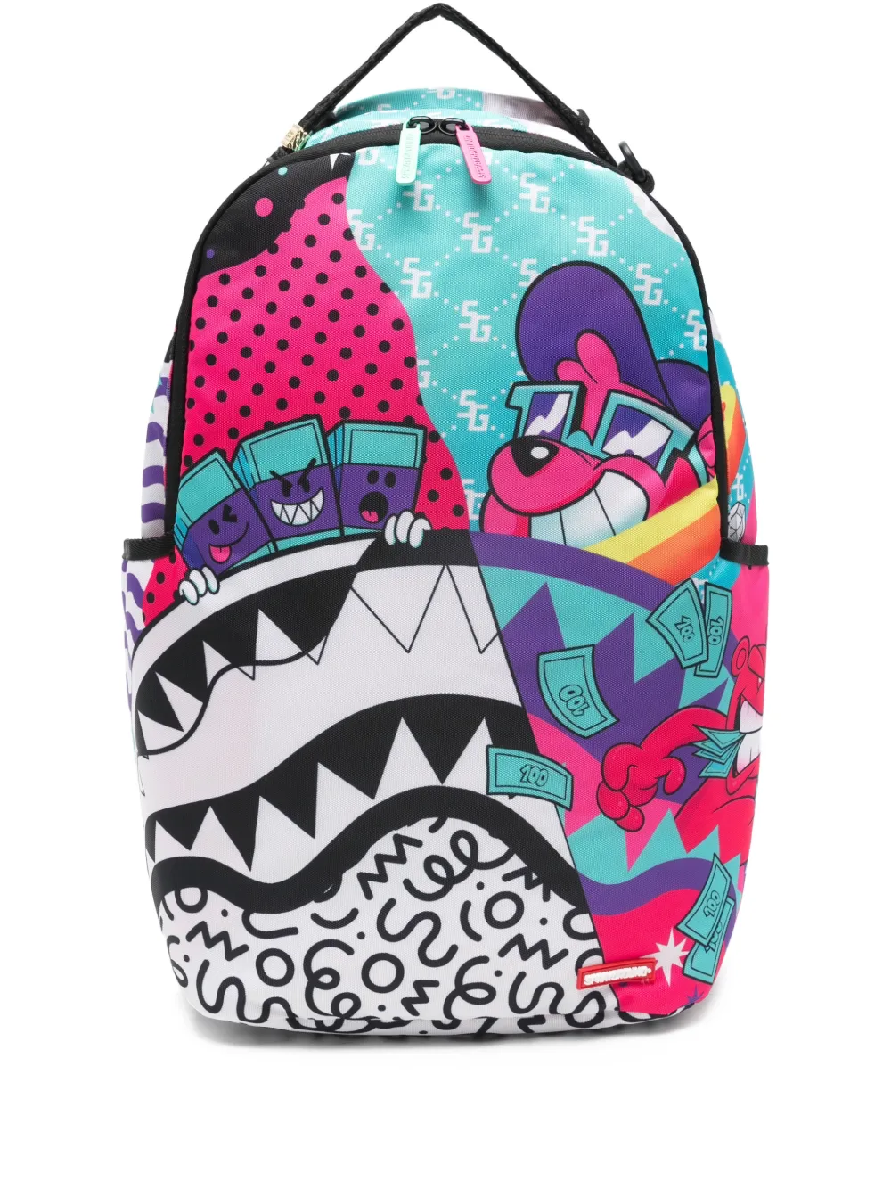 sprayground kid graphic-print backpack - Blu
