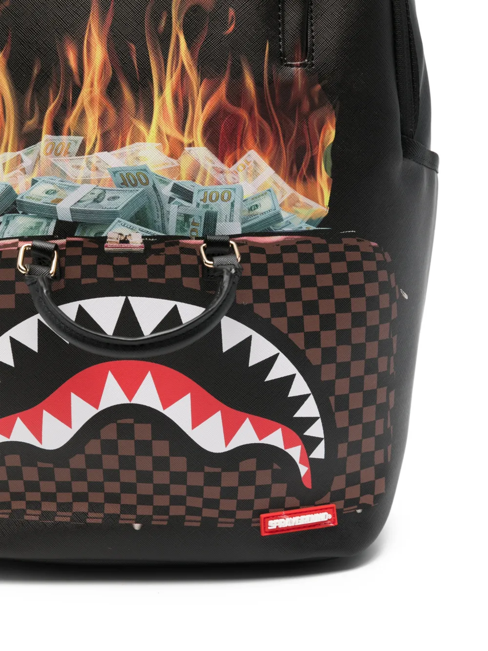  Sprayground Kid Graphic-print Backpack - Black 