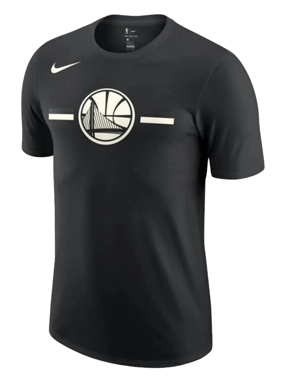 Nike x NBA Golden State Warriors T-Shirt mit rundem Ausschnitt - Schwarz