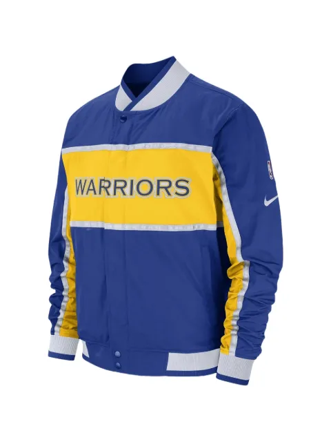 Nike colourblock-design bomber jacket