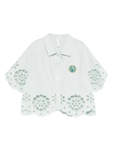 ZIMMERMANN Kids pointelle shirt