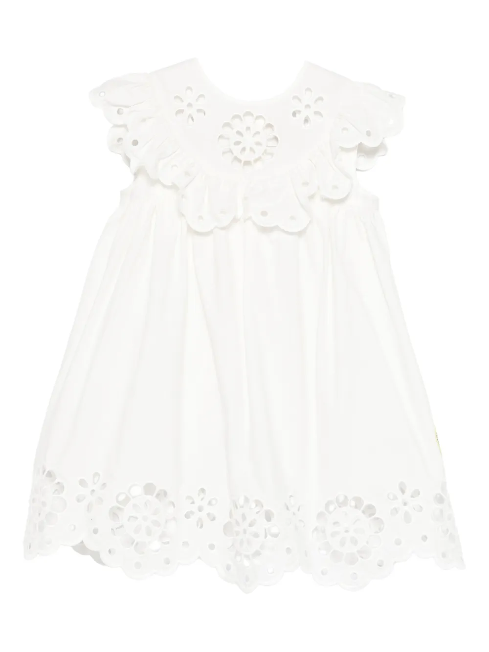 ZIMMERMANN Kids ruffled dress - Bianco