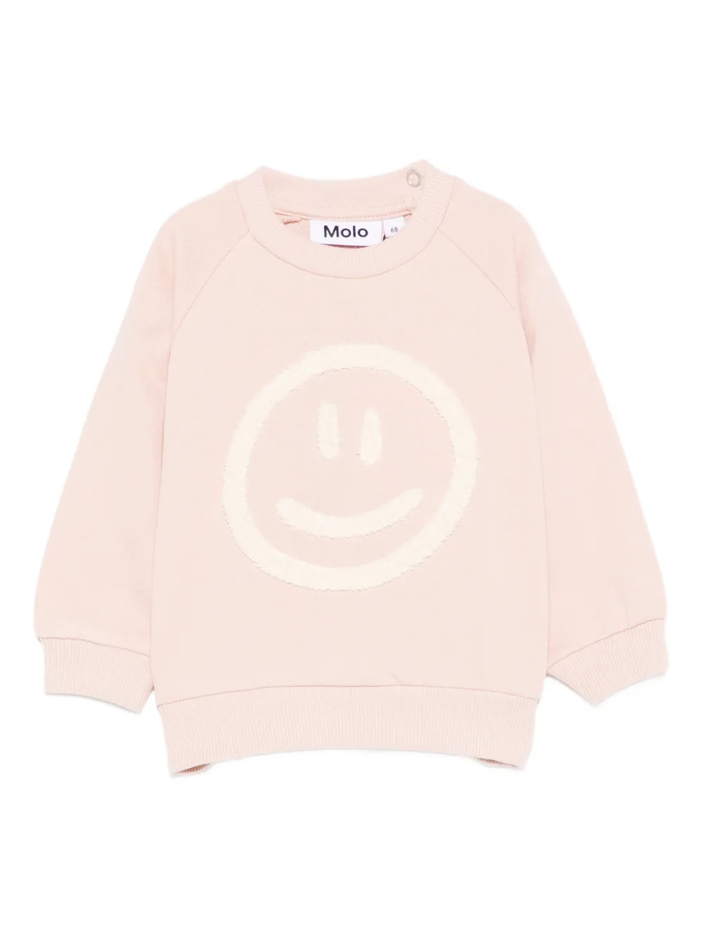 Molo smiley-embellishment sweatshirt - Rosa